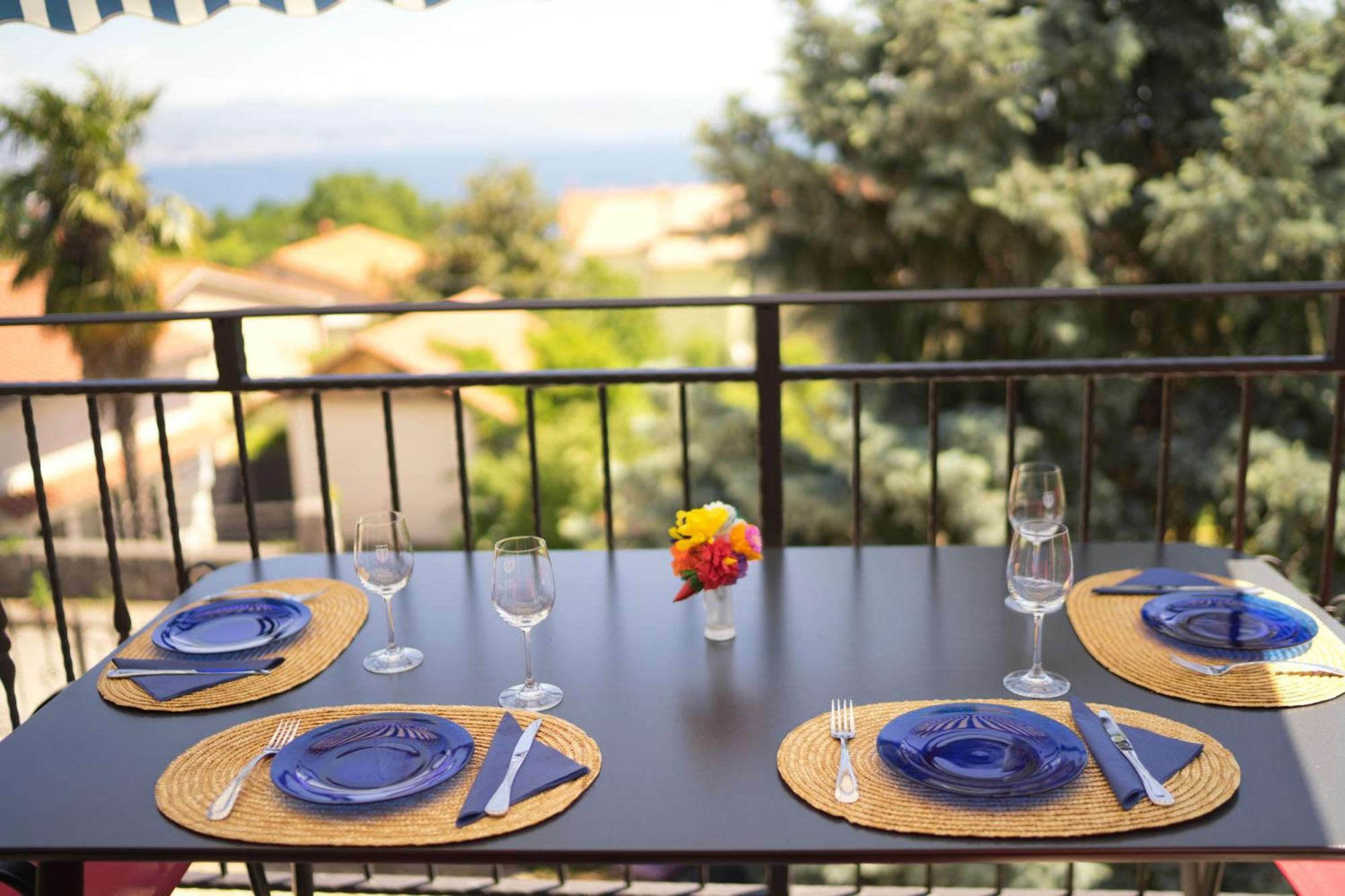 Riviera Blue Apartments With Seaview, Private Whirlpools And Parking Near Opatija Opric Exteriér fotografie